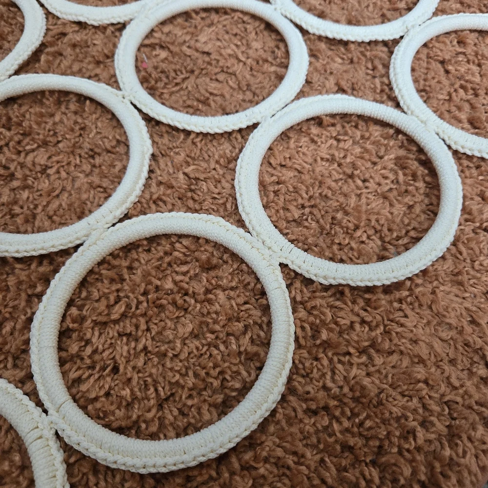 Ikea Komplement 28 (46) Piece Scarf Holder Cream